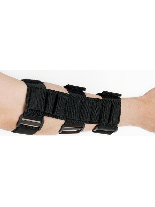 Патронташ охотничий на руку, нейлон, на 8 патронов, черный