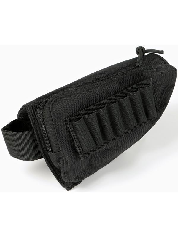 Патронташ на приклад, нейлон 1000d, черный