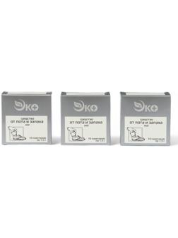 Средство от пота и запаха ног Экотекс, 10 пакетиков по 1,5 г, 3 набора