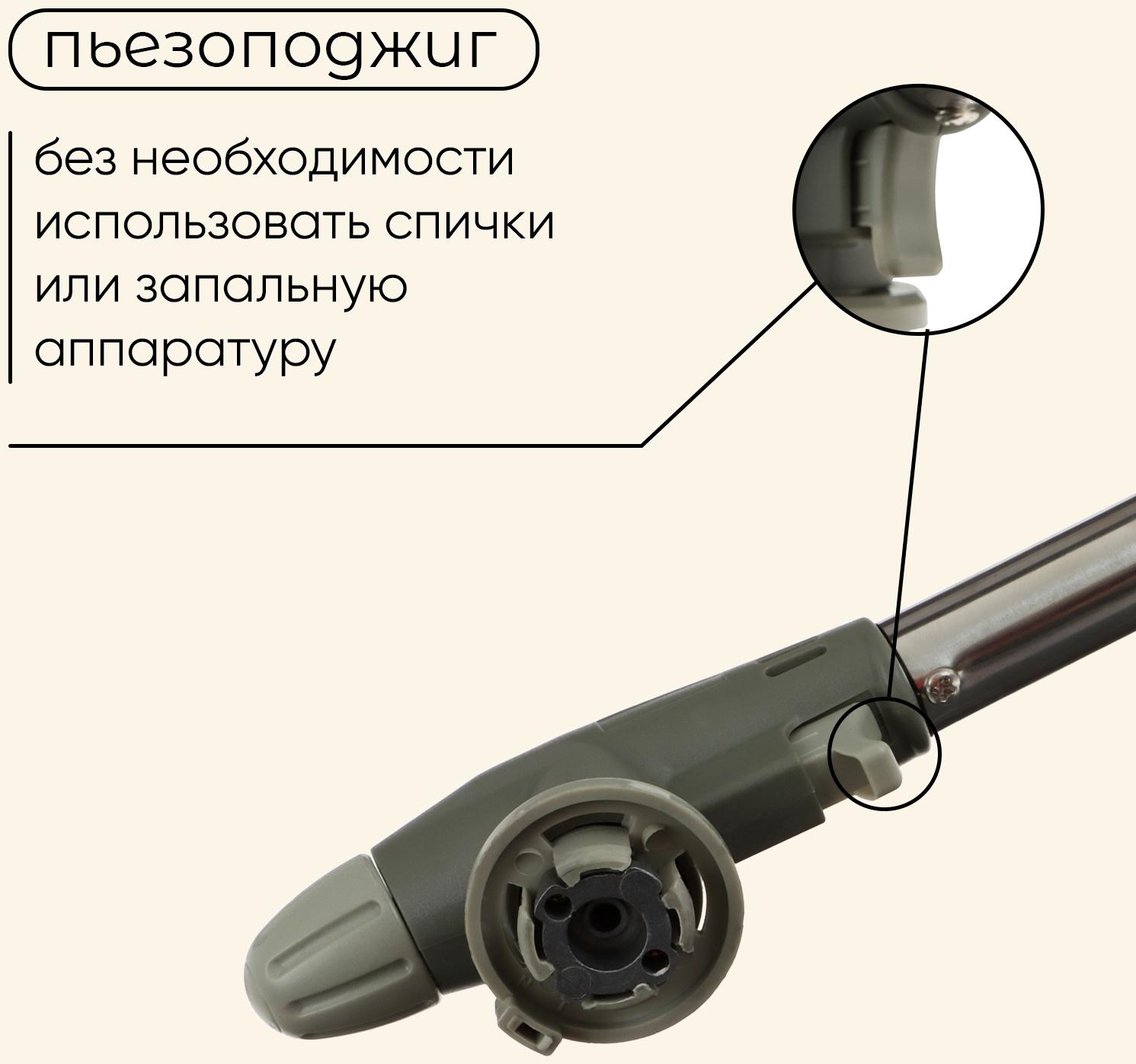 Горелка газовая maclay 920, с пьезоподжигом
