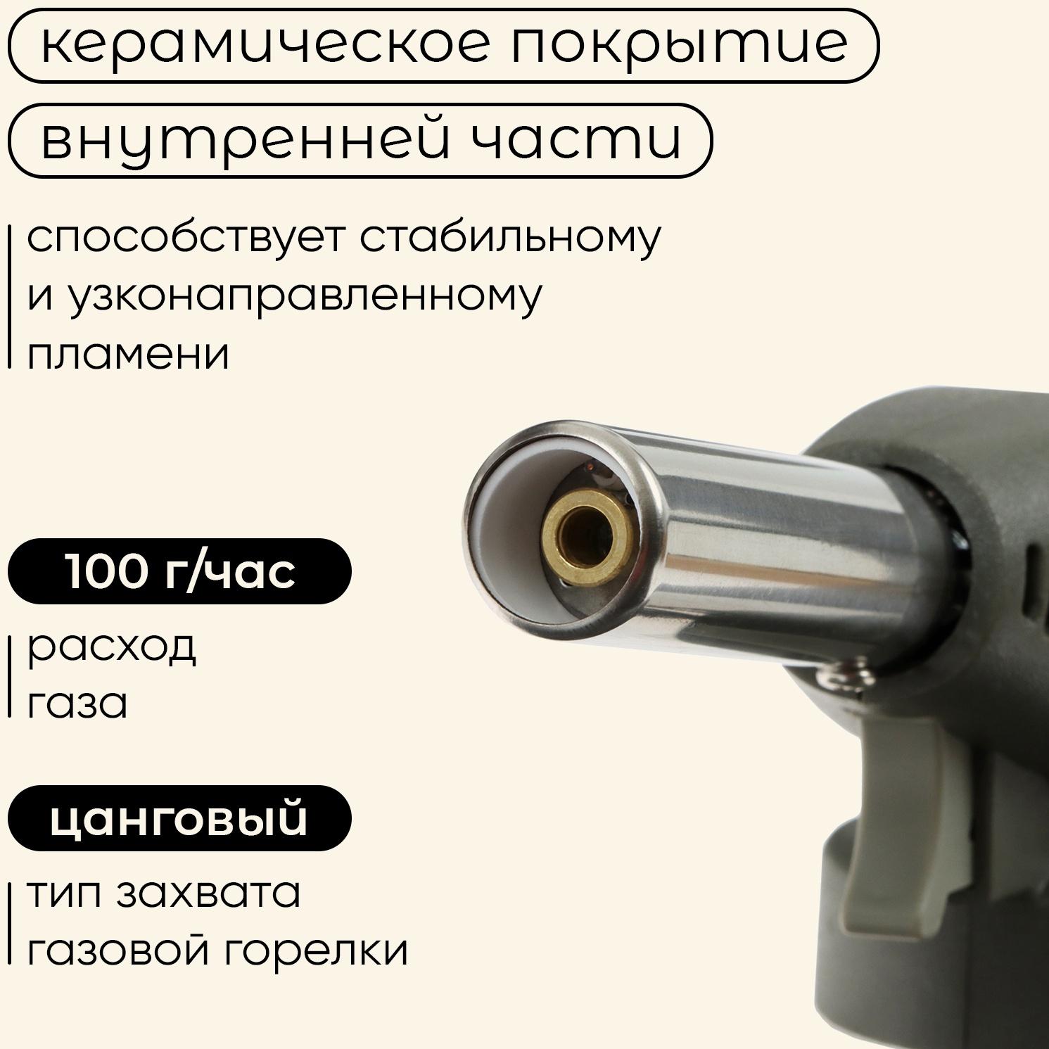 Горелка газовая maclay 915, с пьезоподжигом