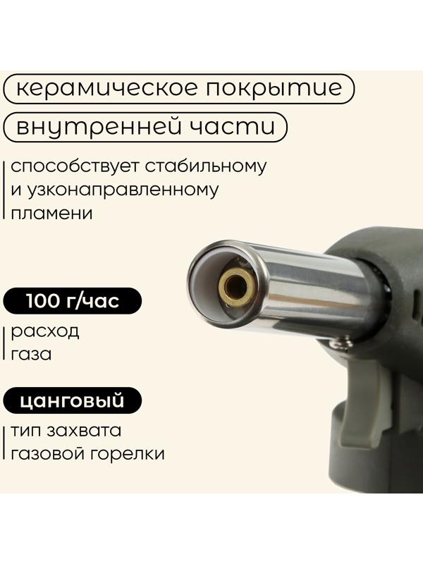 Горелка газовая maclay 915, с пьезоподжигом