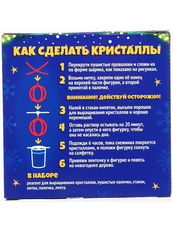 Выращивание новогоднего кристалла «DISNEY. Микки Маус», набор для опытов