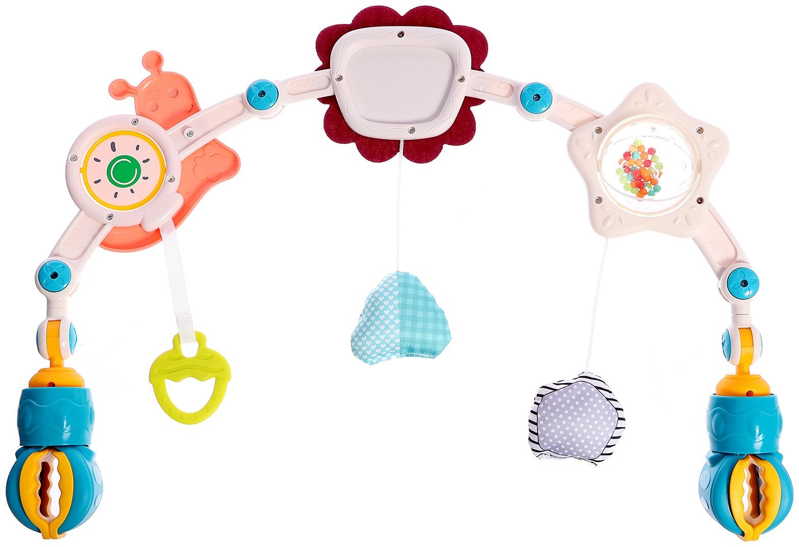 Развивающая дуга «Улитка», с подвижными элементами