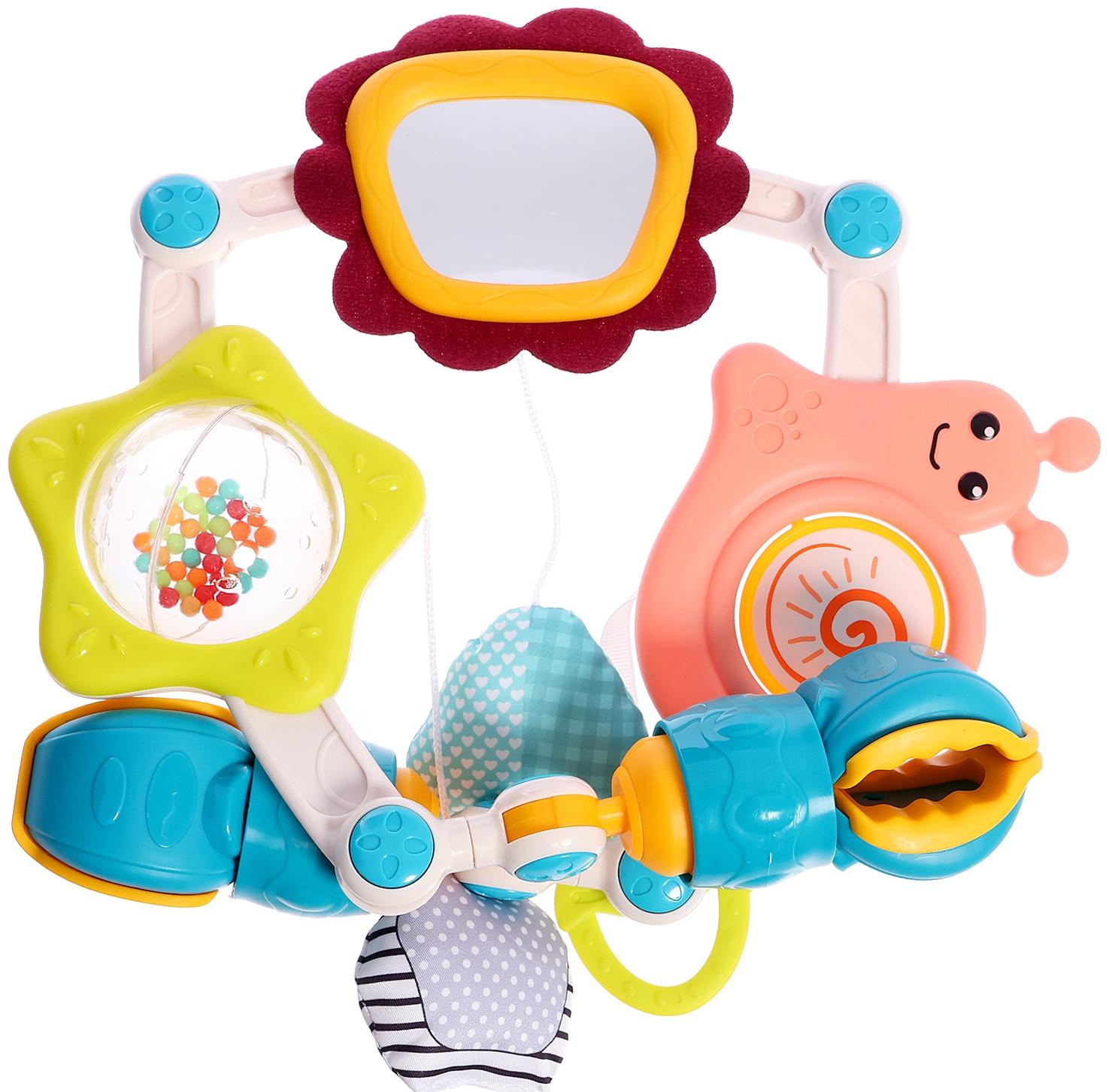 Развивающая дуга «Улитка», с подвижными элементами