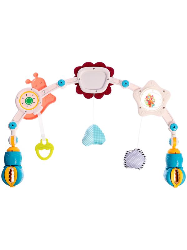 Развивающая дуга «Улитка», с подвижными элементами