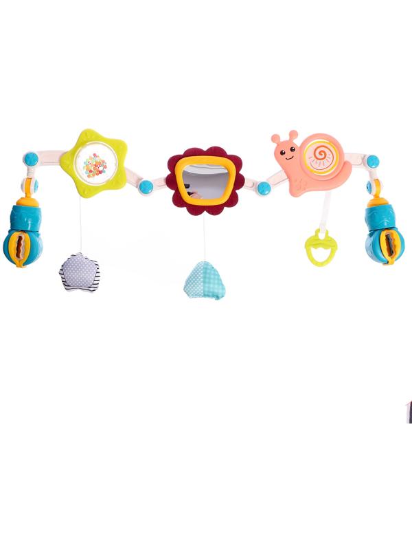 Развивающая дуга «Улитка», с подвижными элементами