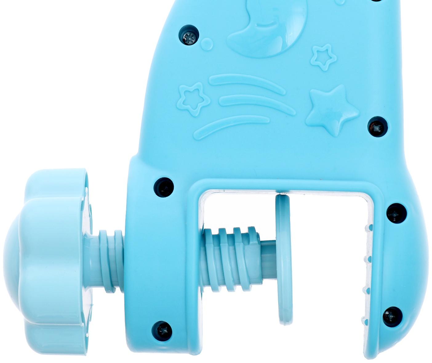 Музыкальный мобиль «Волшебные сны», русская озвучка, проекция, цвет голубой