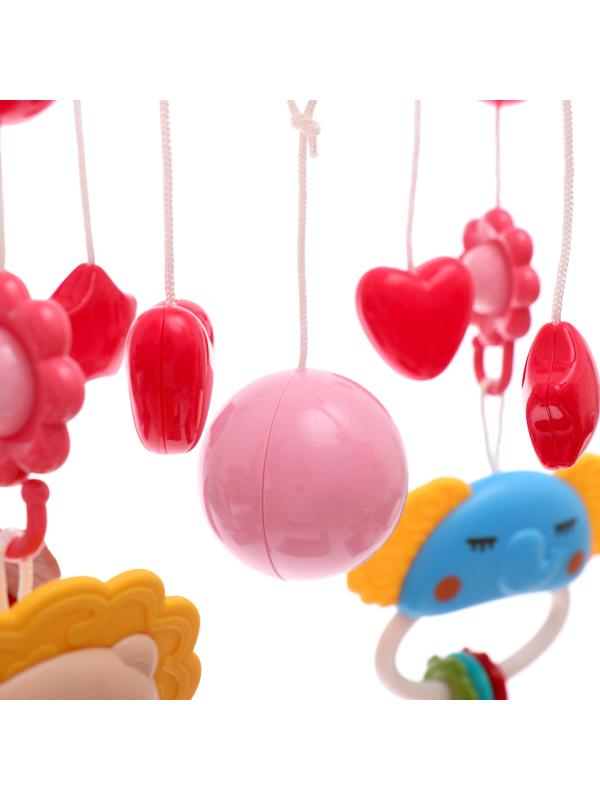 Музыкальный мобиль «Волшебные сны», русская озвучка, проекция, цвет розовый