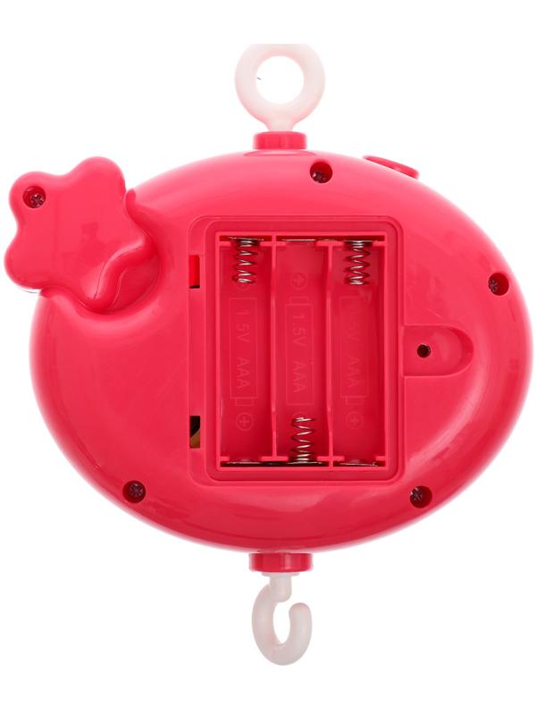 Музыкальный мобиль «Волшебные сны», русская озвучка, проекция, цвет розовый