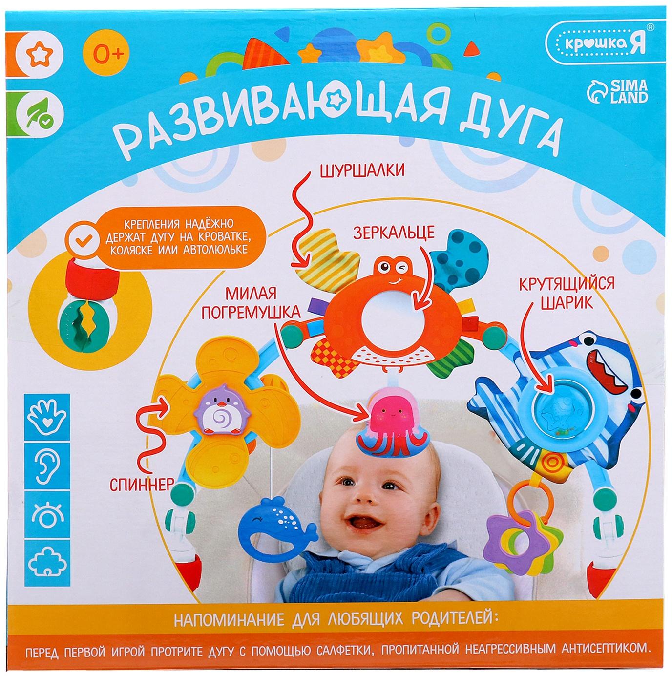 Развивающая дуга на кроватку и коляску