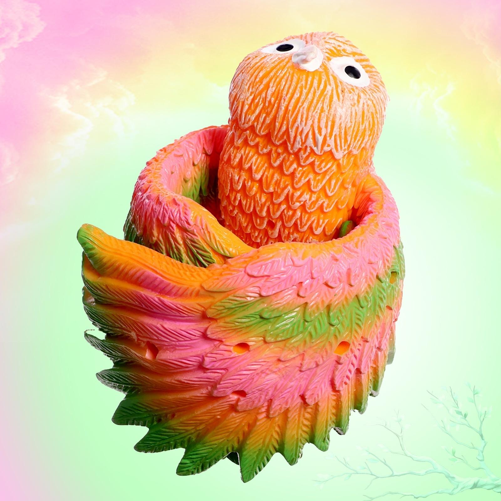 Фигурка птицы «Сова», шлёпающий браслет, МИКС