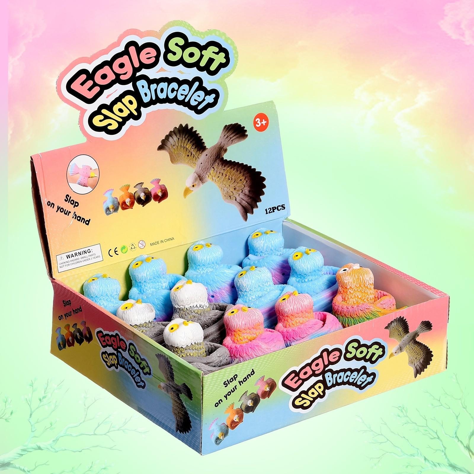 Фигурка птицы «Сова», шлёпающий браслет, МИКС