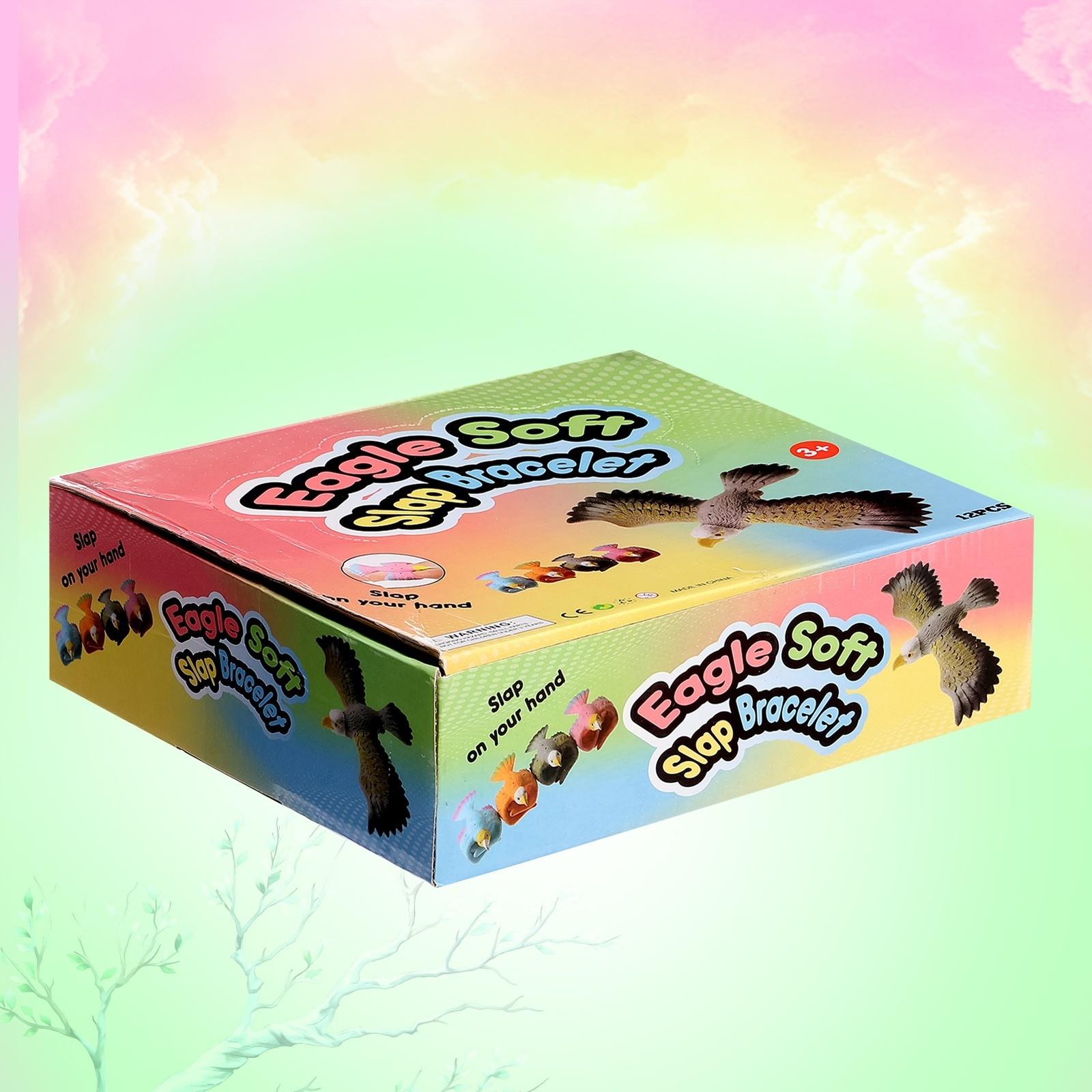 Фигурка птицы «Сова», шлёпающий браслет, МИКС