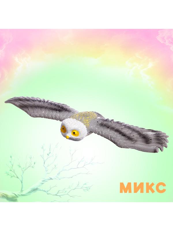 Фигурка птицы «Сова», шлёпающий браслет, МИКС