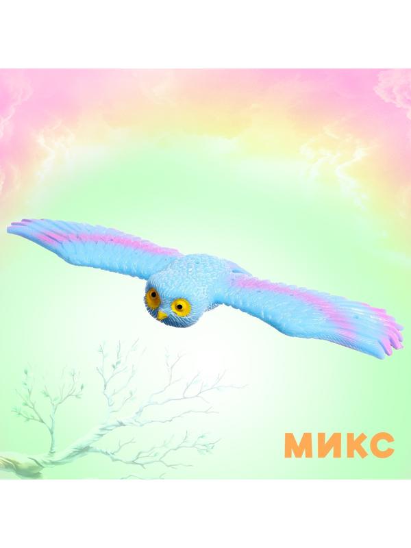 Фигурка птицы «Сова», шлёпающий браслет, МИКС