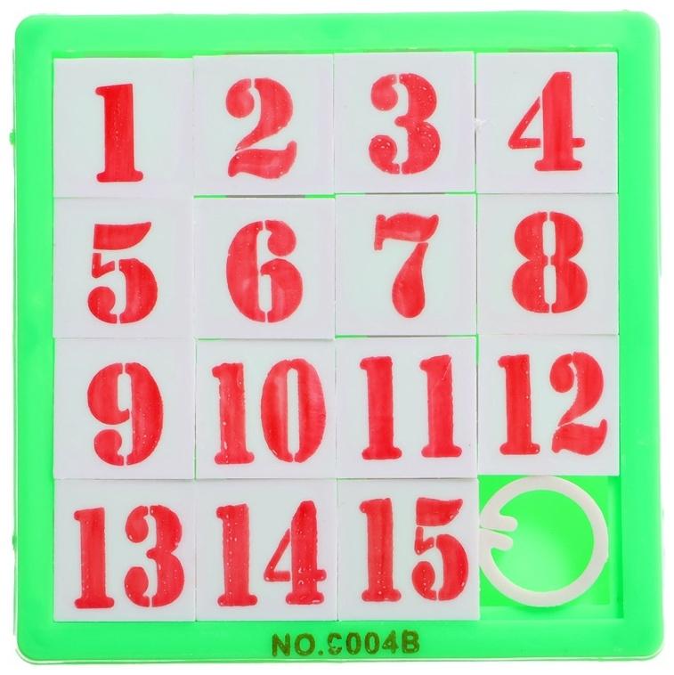 Головоломка - пятнашки «до 15», МИКС