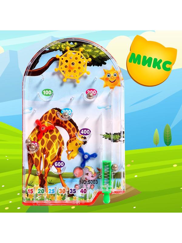 Головоломка-пинбол «Зверята», цвет МИКС