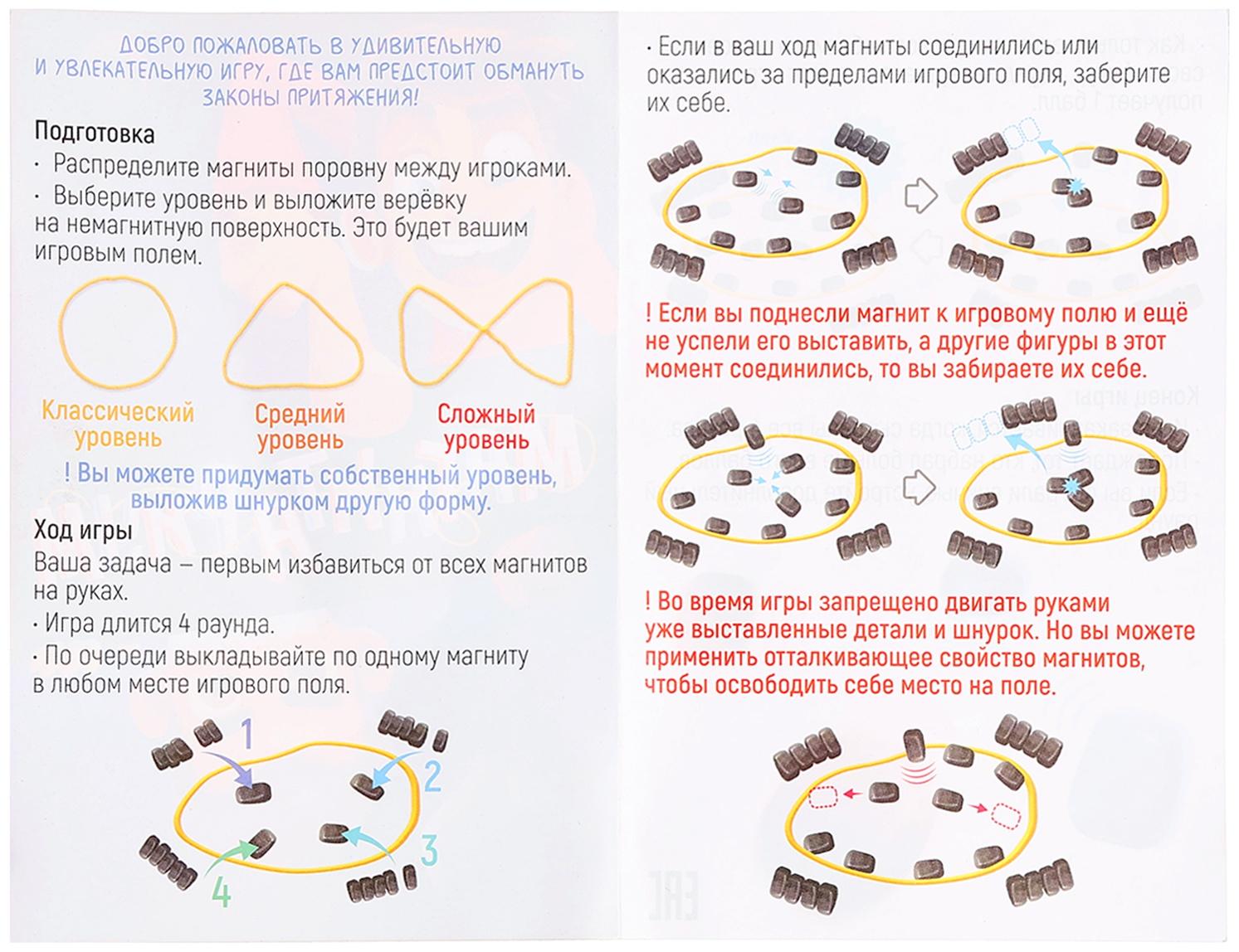 Настольная игра на логику «Магнитариум», от 2 игроков, 12+