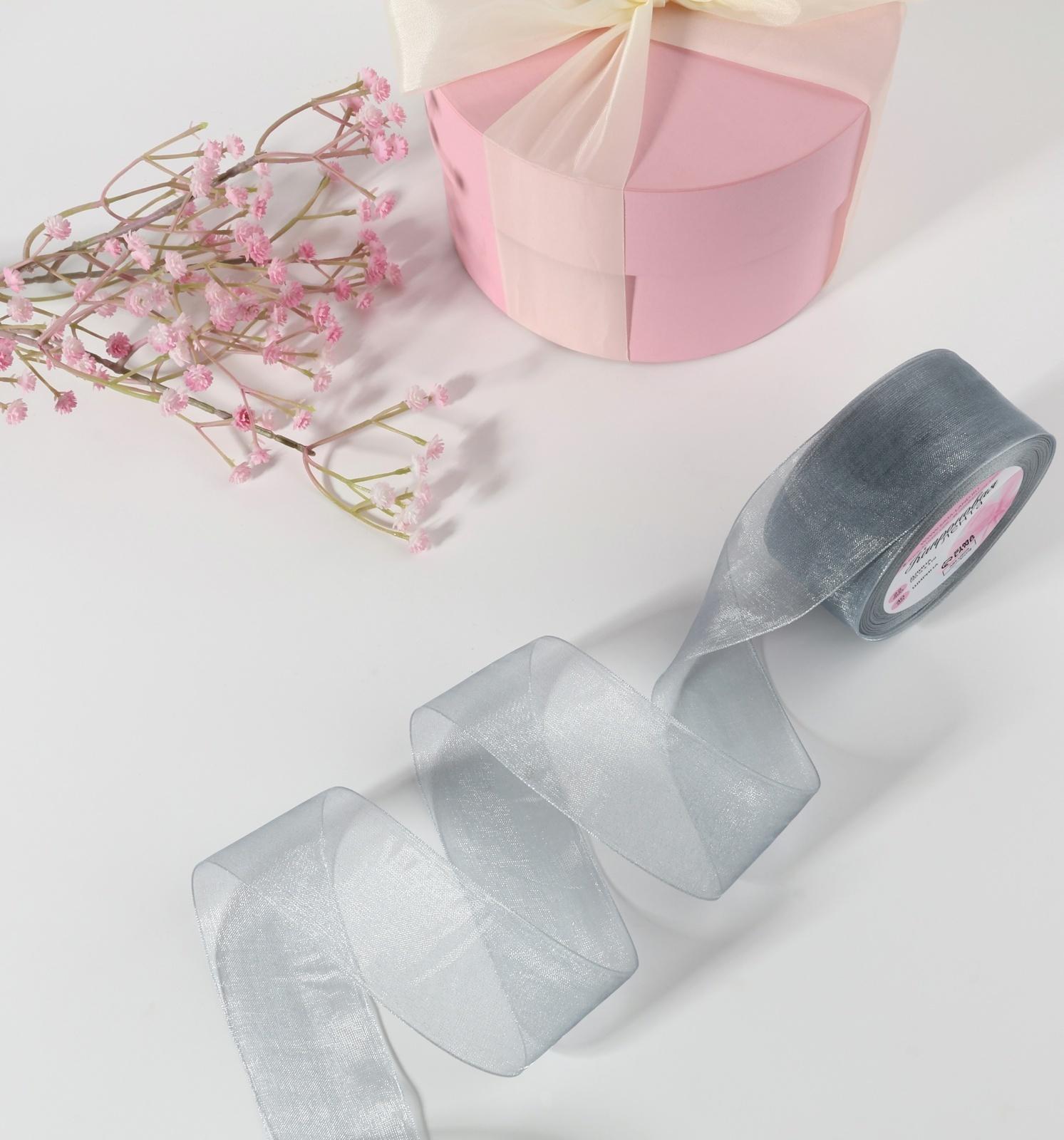 Лента капроновая, 40 мм, 20±1 м, серая, №59