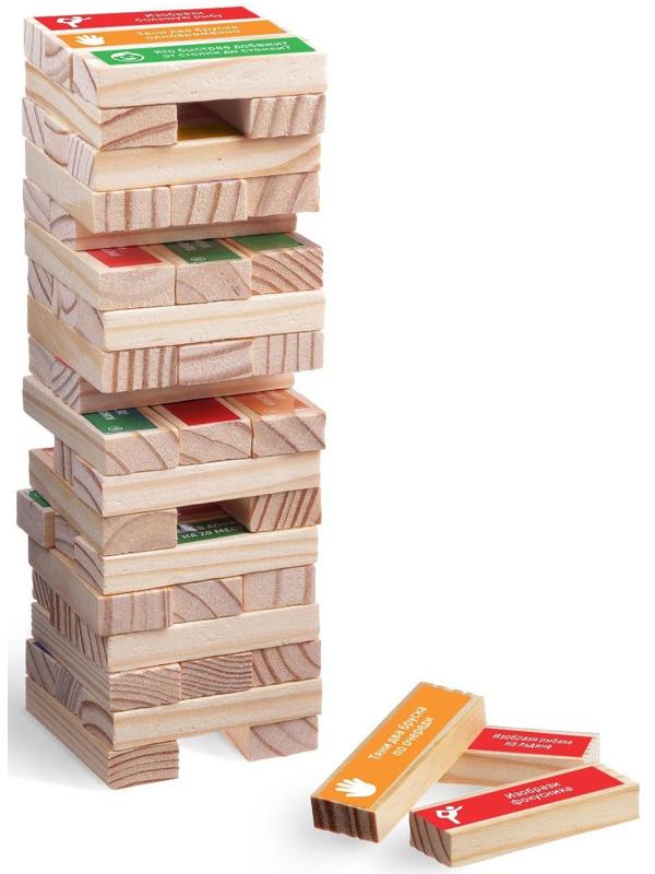 Дженга «Падающая башня с фантами», 54 бруска, 5+