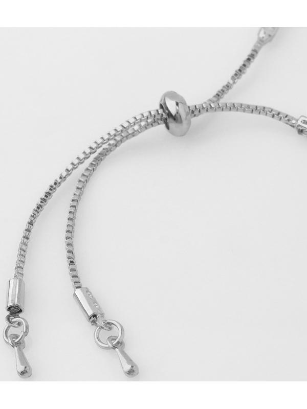 Браслет со стразами «Змея», цвет зелёный в серебре