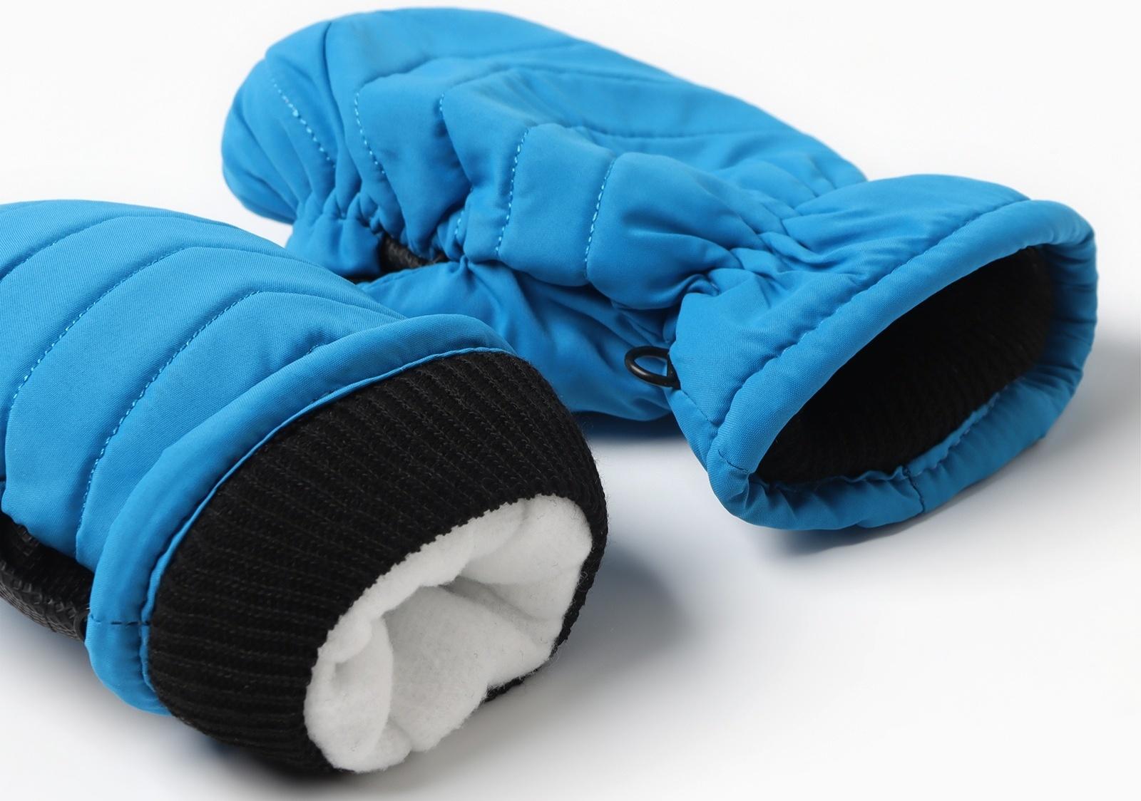 Варежки зимние детские MINAKU, цвет синий, 18см