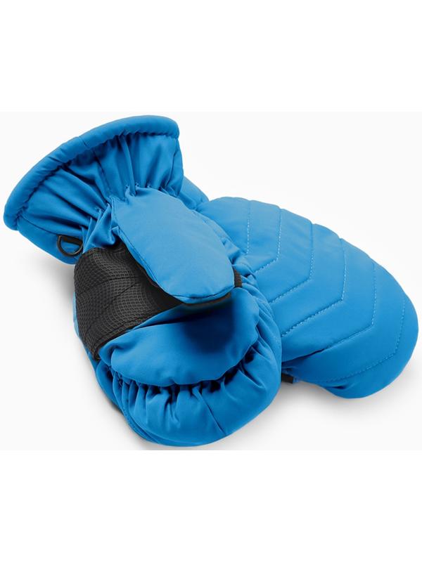 Варежки зимние детские MINAKU, цвет синий, 18см