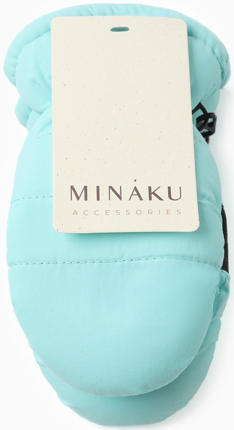 Варежки зимние детские MINAKU, цвет голубой, 15см