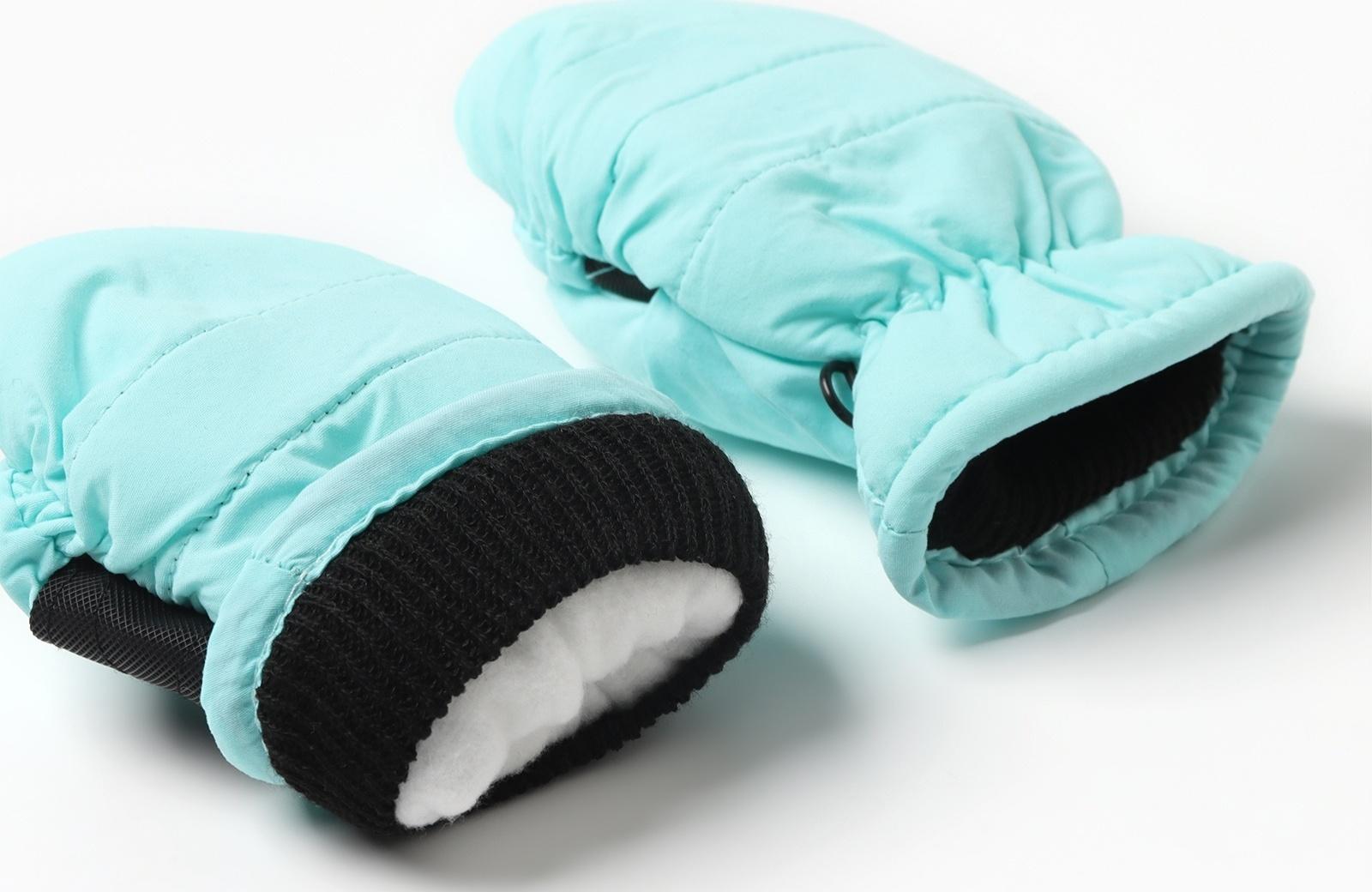 Варежки зимние детские MINAKU, цвет голубой, 15см