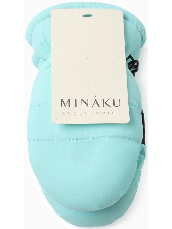 Варежки зимние детские MINAKU, цвет голубой, 15см