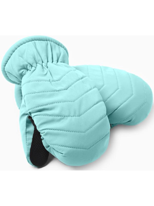 Варежки зимние детские MINAKU, цвет голубой, 15см