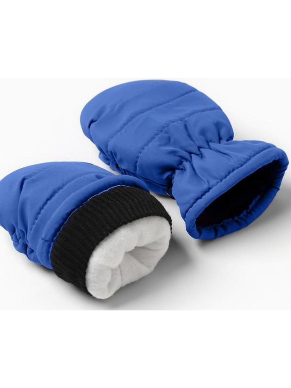 Варежки зимние детские MINAKU, цвет синий, 15см