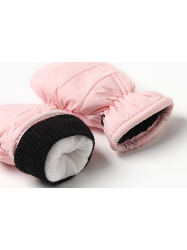 Варежки зимние детские MINAKU, цвет розовый, 15см