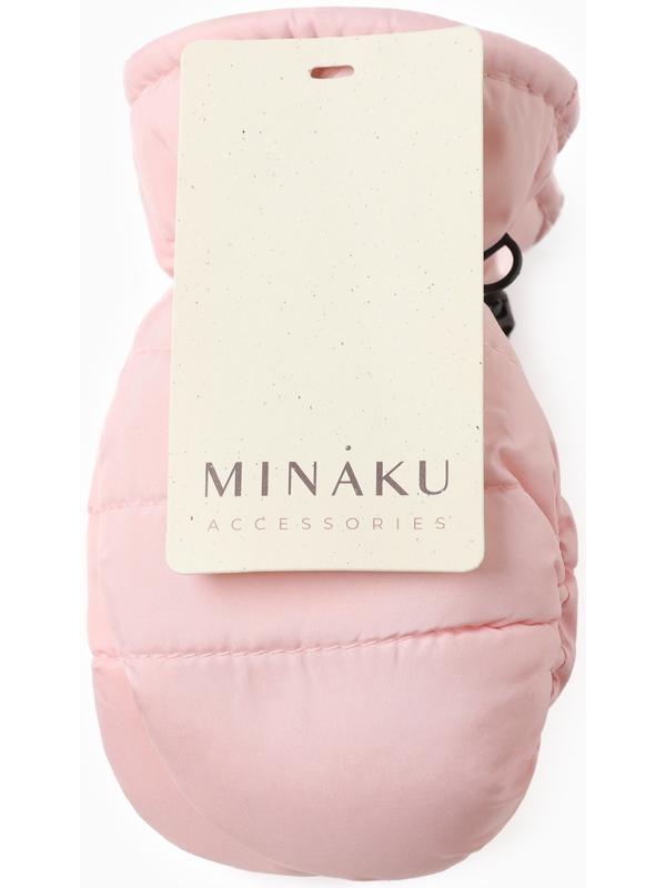 Варежки зимние детские MINAKU, цвет розовый, 15см