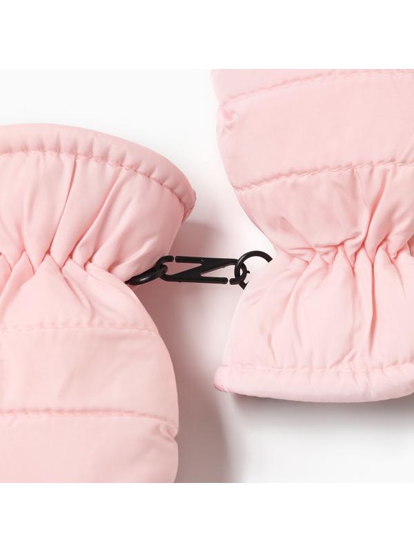 Варежки зимние детские MINAKU, цвет розовый, 15см