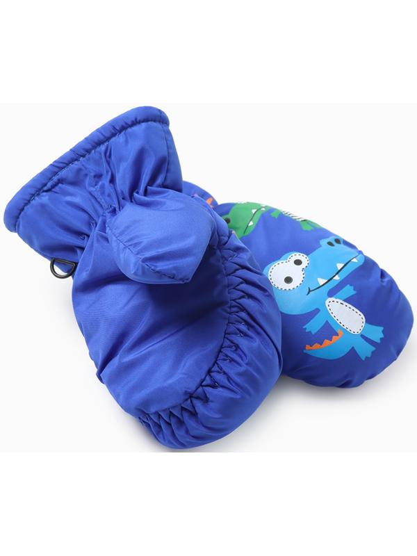 Варежки зимние детские MINAKU, цвет синий, 18см