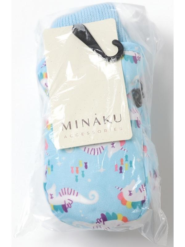 Варежки зимние детские MINAKU, цвет голубой, 15см