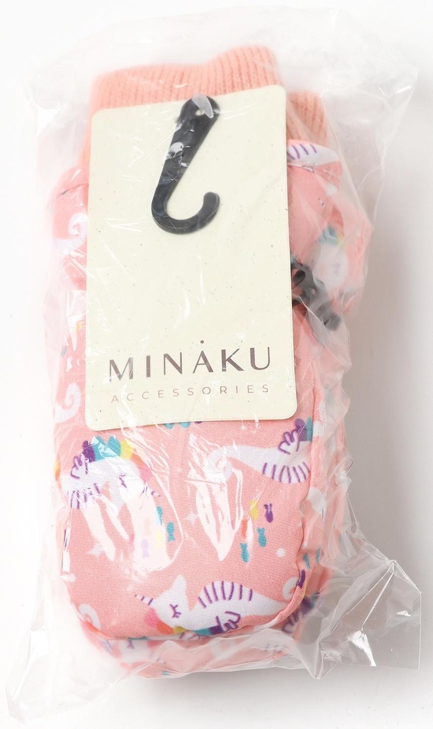 Варежки зимние детские MINAKU, цвет персиковый, 15см