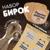 Набор бирок с джутом и наклейками «Ручная работа», 10 шт, 4,1 × 6 см / 6 шт, 3,9 × 4 см, цвет крафт