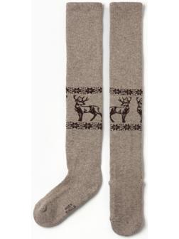 Чулки женские из монгольской шерсти 