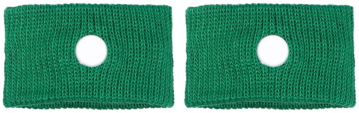 Браслеты от укачивания и тошноты 5*3 см зеленые 2 шт.