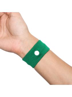 Браслеты от укачивания и тошноты 5*3 см зеленые 2 шт.