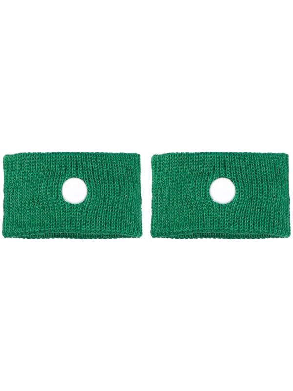 Браслеты от укачивания и тошноты 5*3 см зеленые 2 шт.