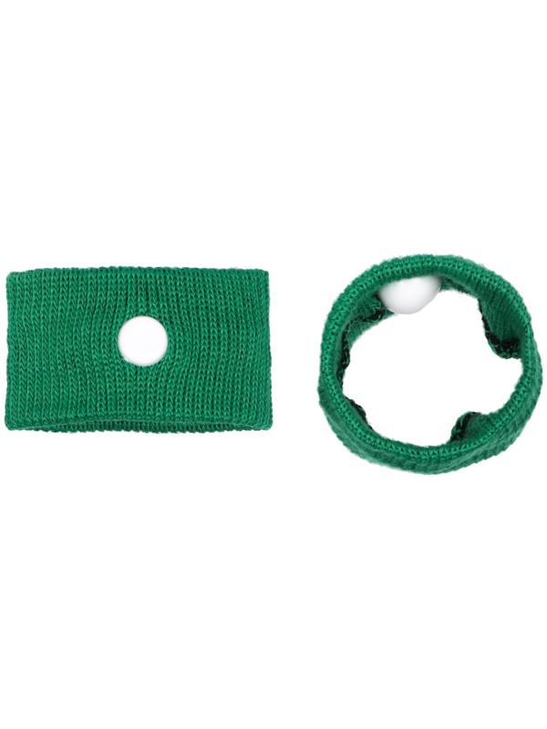 Браслеты от укачивания и тошноты 5*3 см зеленые 2 шт.