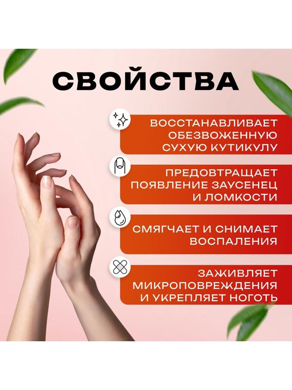 Масло для увлажнения и питания кутикулы 30 мл, экстракт монарды