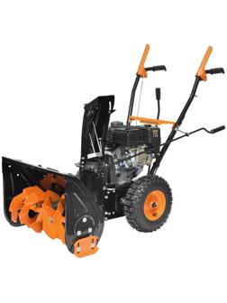 Снегоуборщик CARVER STG 756, самоходный, 7 л.с., шир./выс. 56×43 см, ск. 5/2, колеса 13