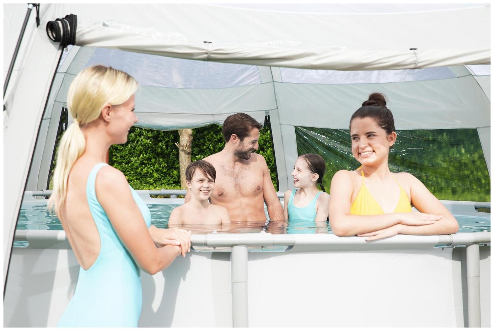 УЦЕНКА Шатер Bestway, для бассейнов, 600×600×295 см, 58612