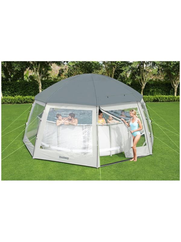 УЦЕНКА Шатер Bestway, для бассейнов, 600×600×295 см, 58612