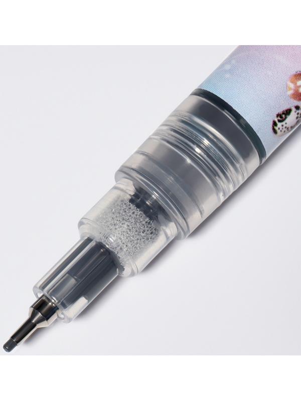 Маркер для дизайна ногтей, тонкий, акриловый, 13,7 см, цвет чёрный